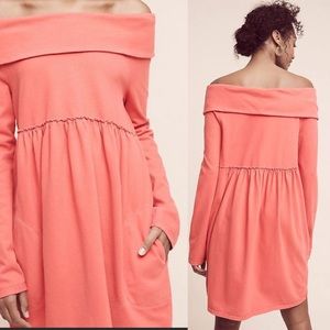 Anthropologie Sat/Sun Off Shoulder Cocoon Dress